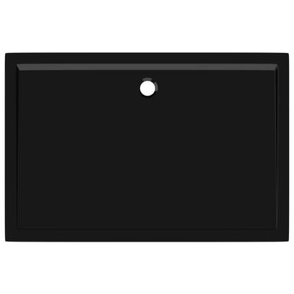 Black Rectangular ABS Shower Base Tray - Bend