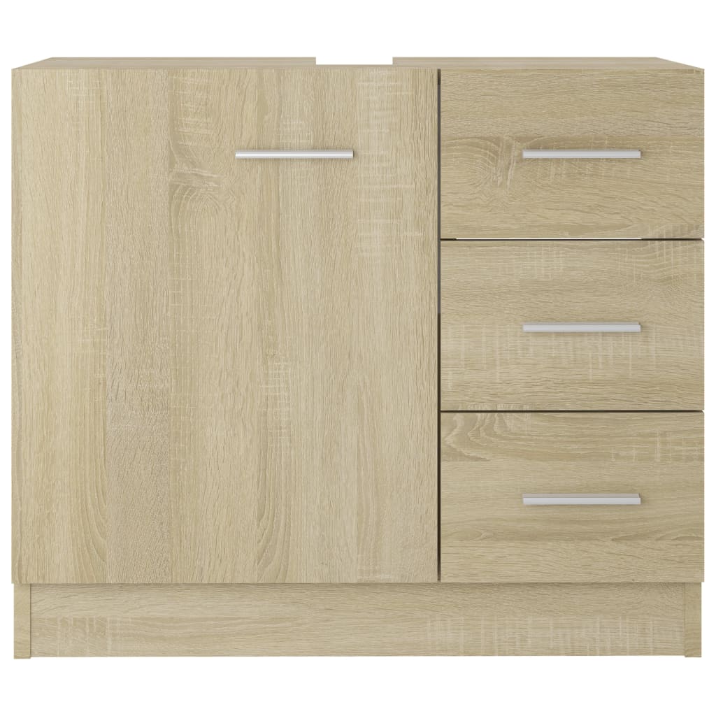 Sink Cabinet Sonoma Oak 63x30x54 cm Engineered Wood