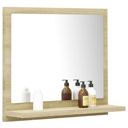 Bathroom Mirror Sonoma Oak 40x10.5x37 cm Engineered Wood - Bend