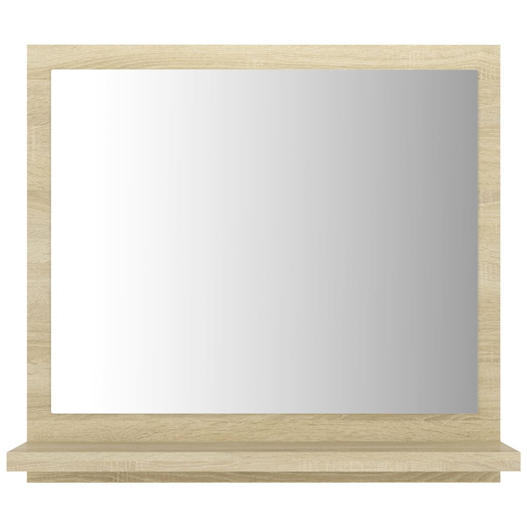 Bathroom Mirror Sonoma Oak 40x10.5x37 cm Engineered Wood - Bend