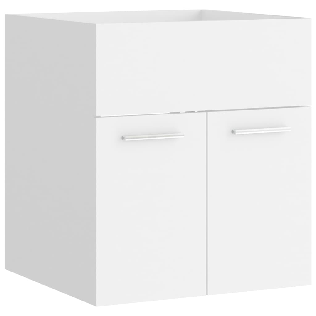 Sink Cabinet White 41x38.5x46 cm Engineered Wood