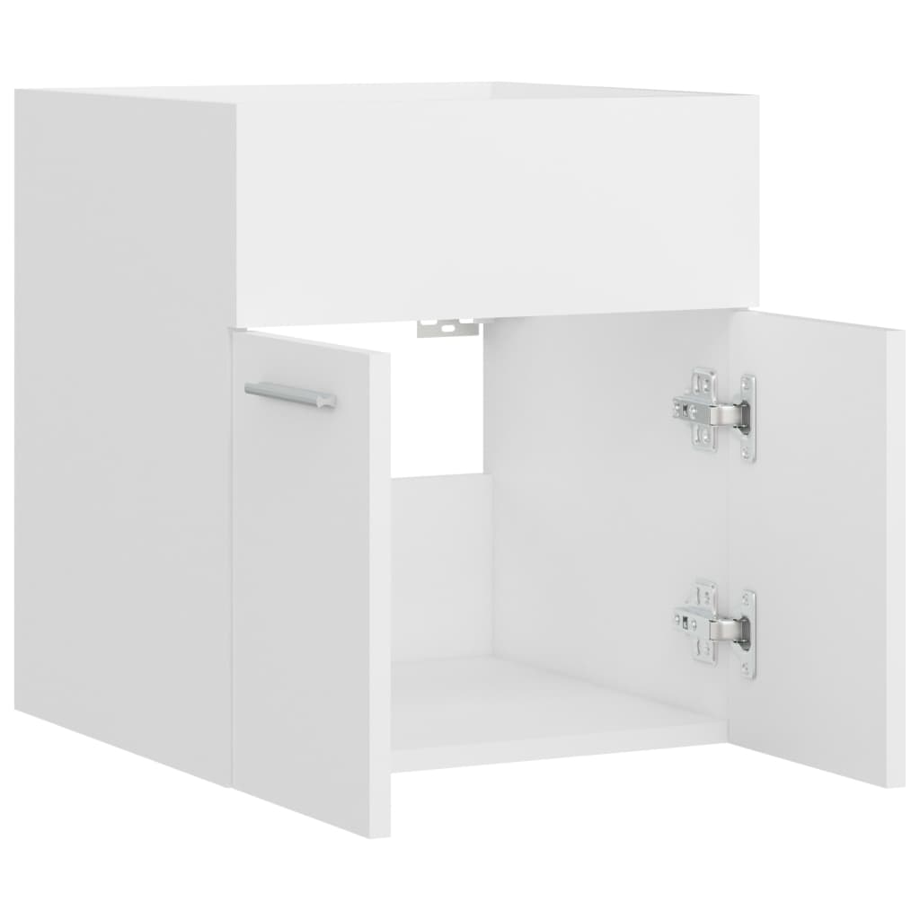 Sink Cabinet White 41x38.5x46 cm Engineered Wood