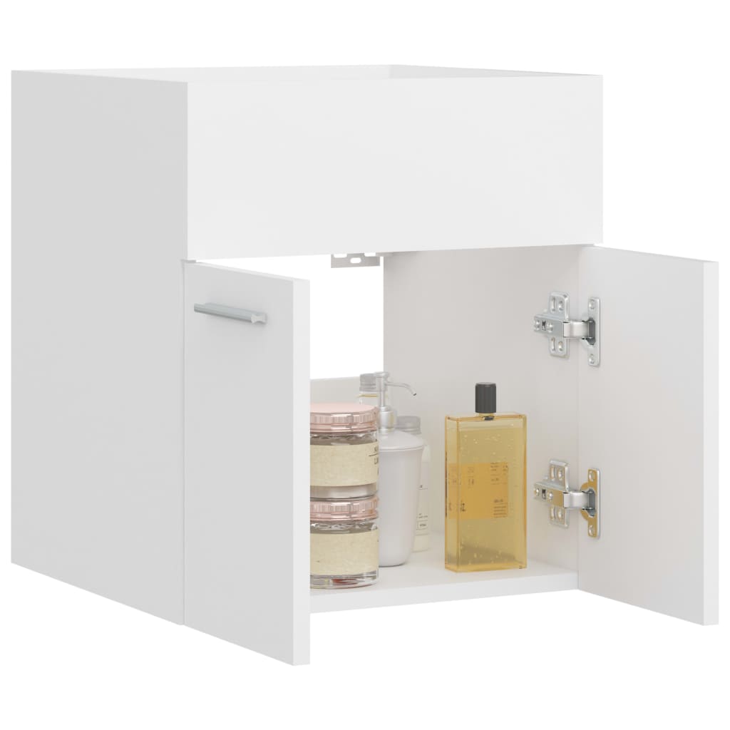 Sink Cabinet White 41x38.5x46 cm Engineered Wood