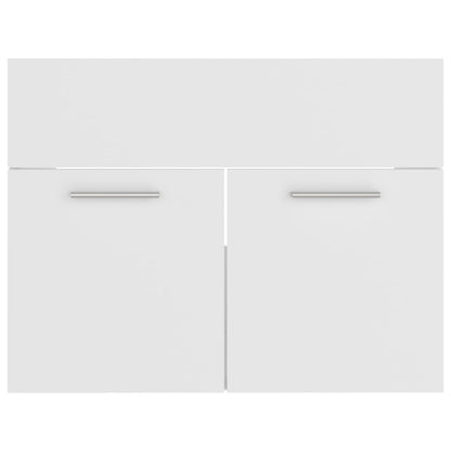 Sink Cabinet White 60x38.5x46 cm Engineered Wood