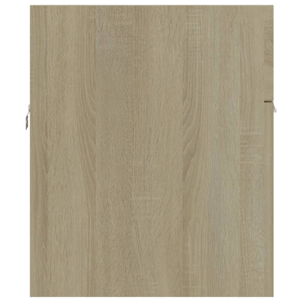 Sink Cabinet Sonoma Oak 90x38.5x46 cm Engineered Wood