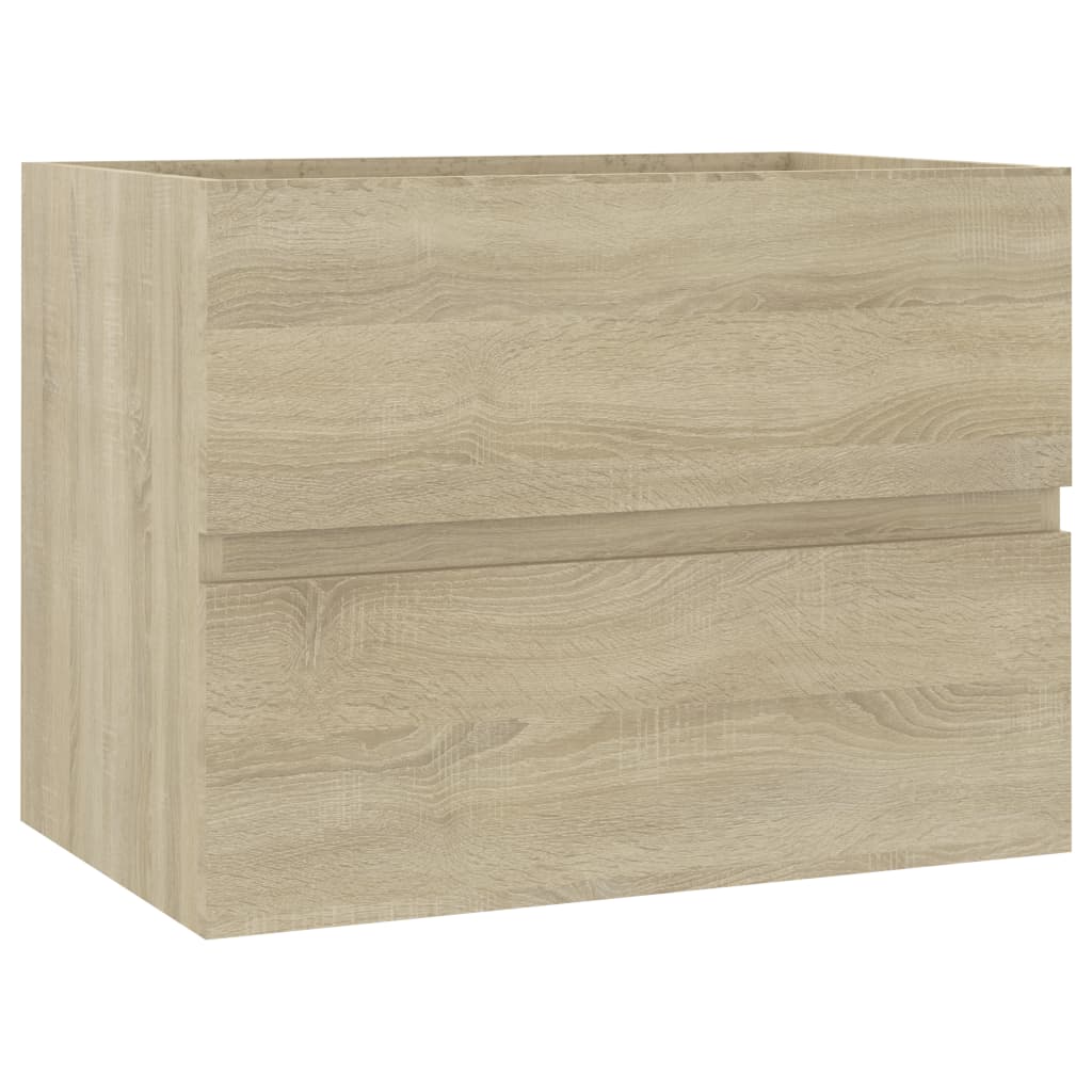 Sink Cabinet Sonoma Oak 60x38.5x45 cm Engineered Wood