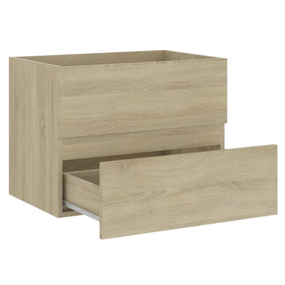 Sink Cabinet Sonoma Oak 60x38.5x45 cm Engineered Wood