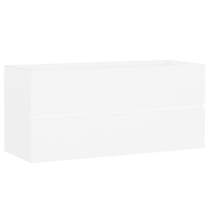 Sink Cabinet White 100x38.5x45 cm Engineered Wood