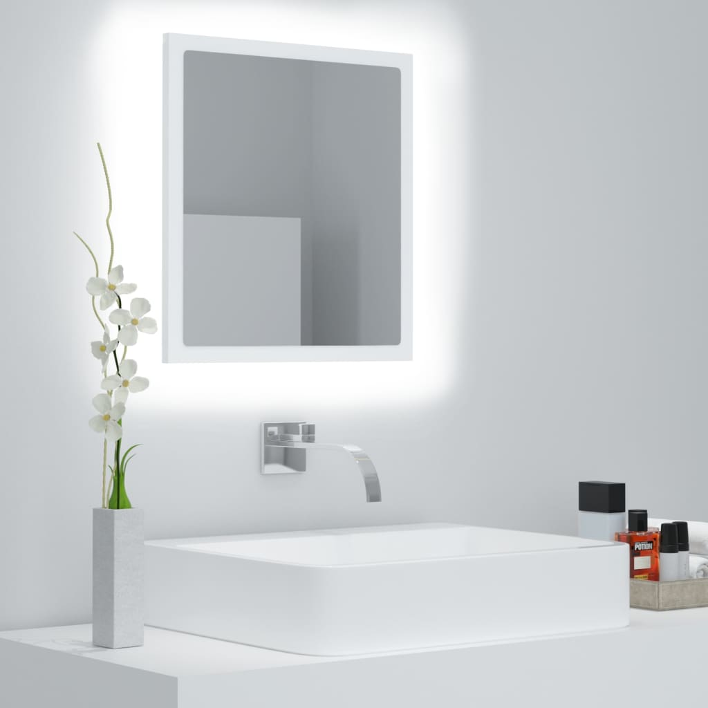 LED Bathroom Mirror - Acrylic, Various Sizes and Finishes Available - Bend