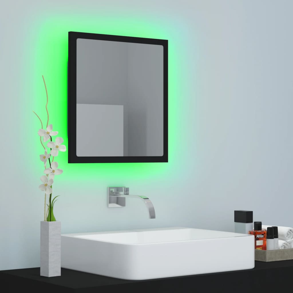 LED Bathroom Mirror - Acrylic, Various Sizes and Finishes Available - Bend