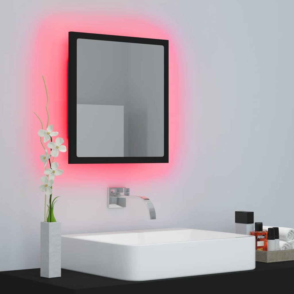 LED Bathroom Mirror - Acrylic, Various Sizes and Finishes Available - Bend