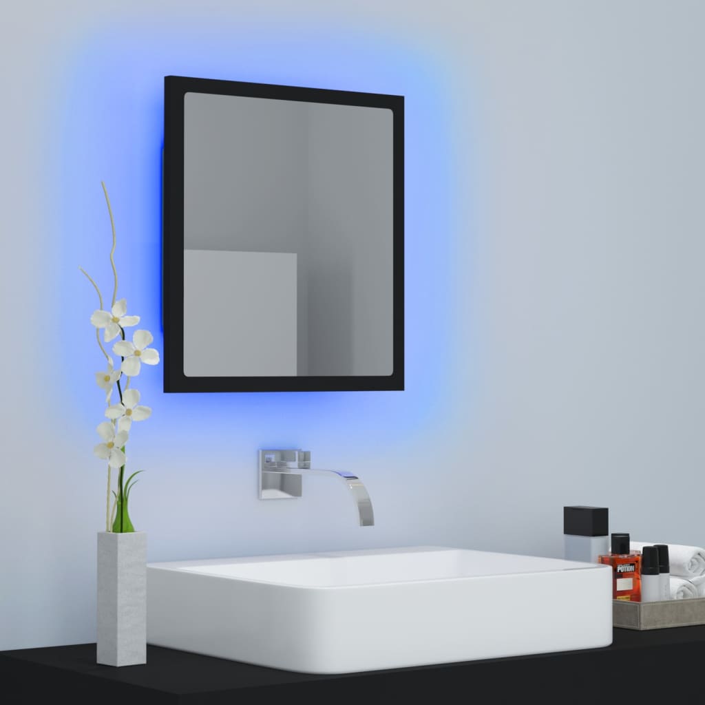 LED Bathroom Mirror - Acrylic, Various Sizes and Finishes Available - Bend