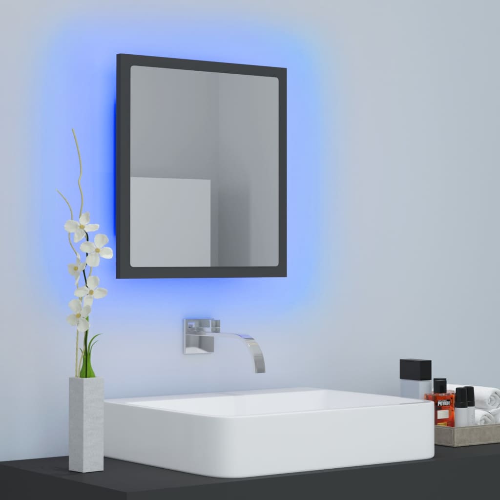 LED Bathroom Mirror - Acrylic, Various Sizes and Finishes Available - Bend