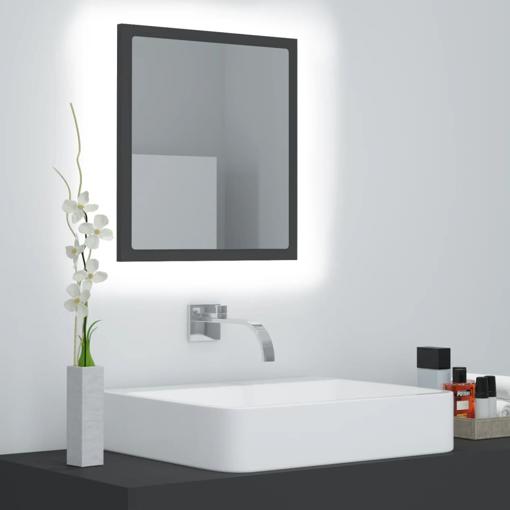 LED Bathroom Mirror - Acrylic, Various Sizes and Finishes Available - Bend