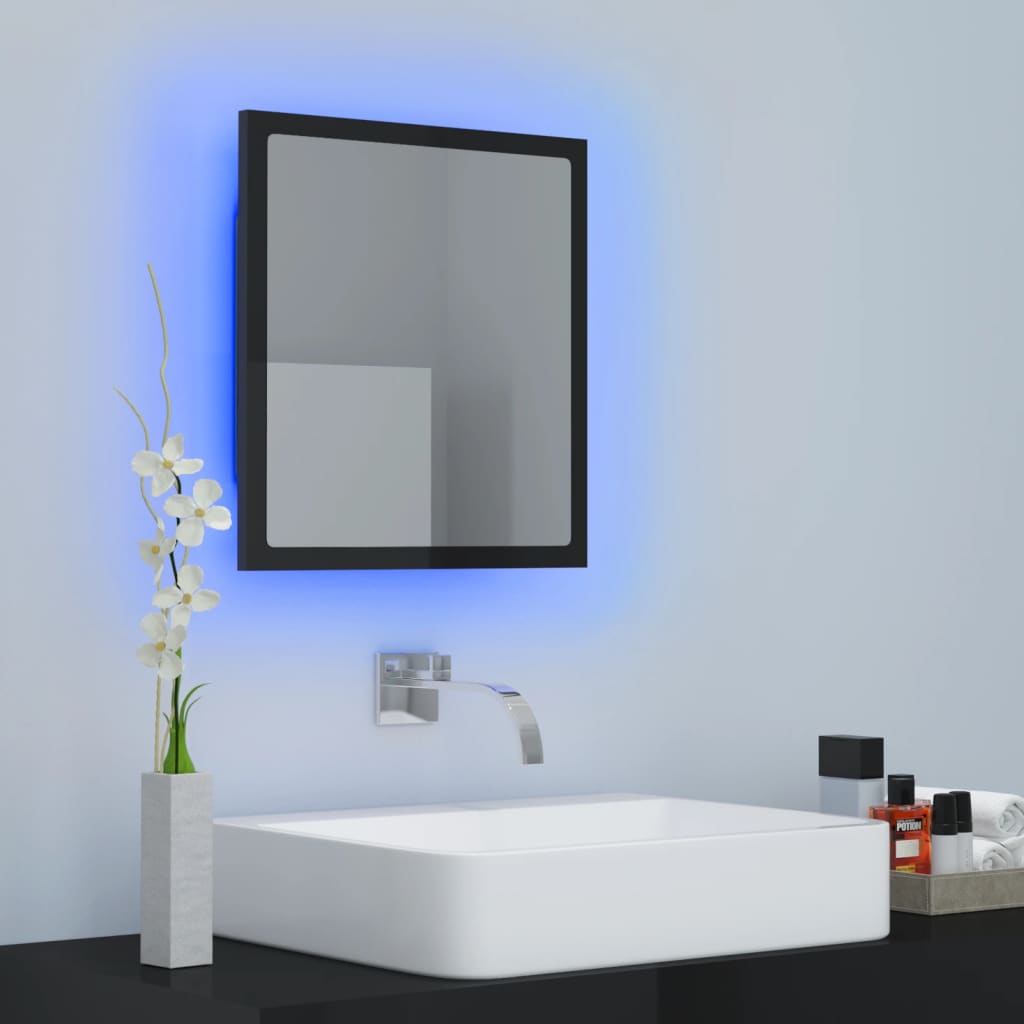 LED Bathroom Mirror - Acrylic, Various Sizes and Finishes Available - Bend