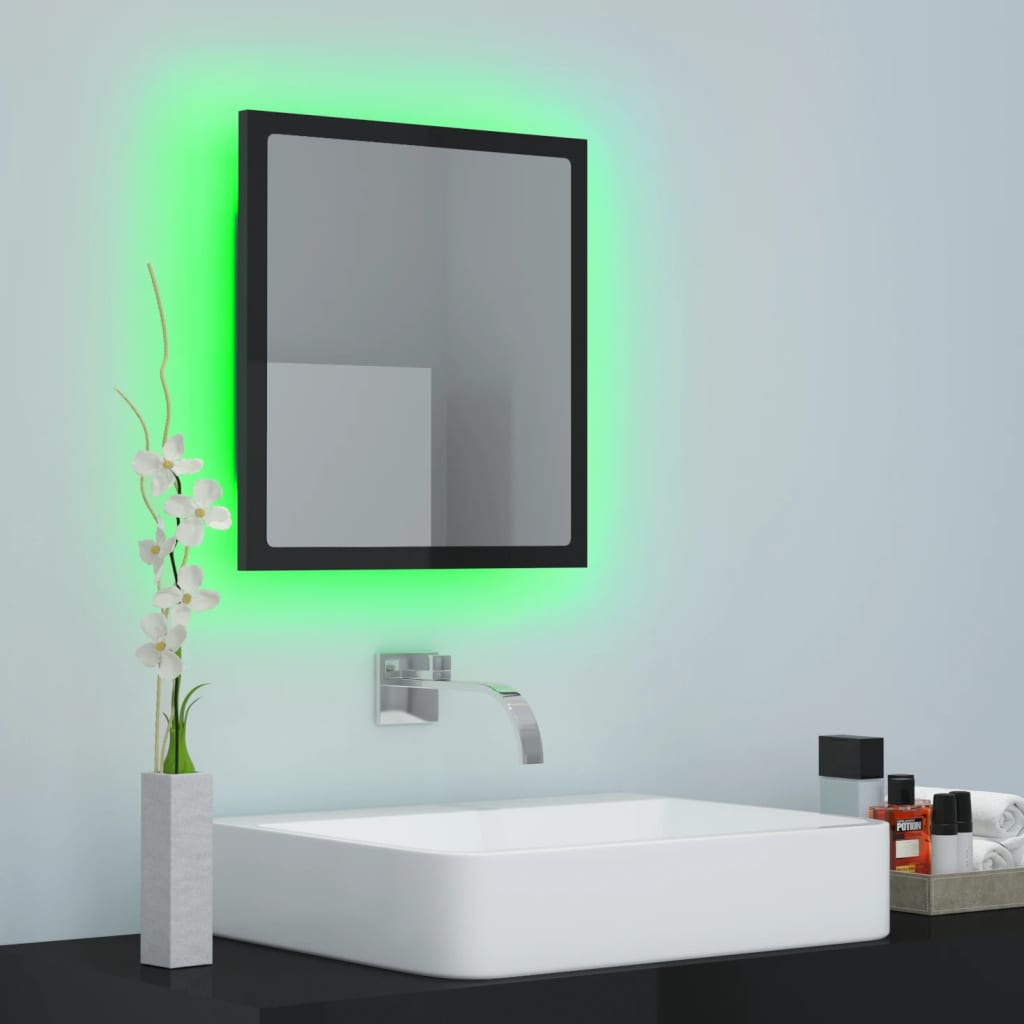 LED Bathroom Mirror - Acrylic, Various Sizes and Finishes Available - Bend