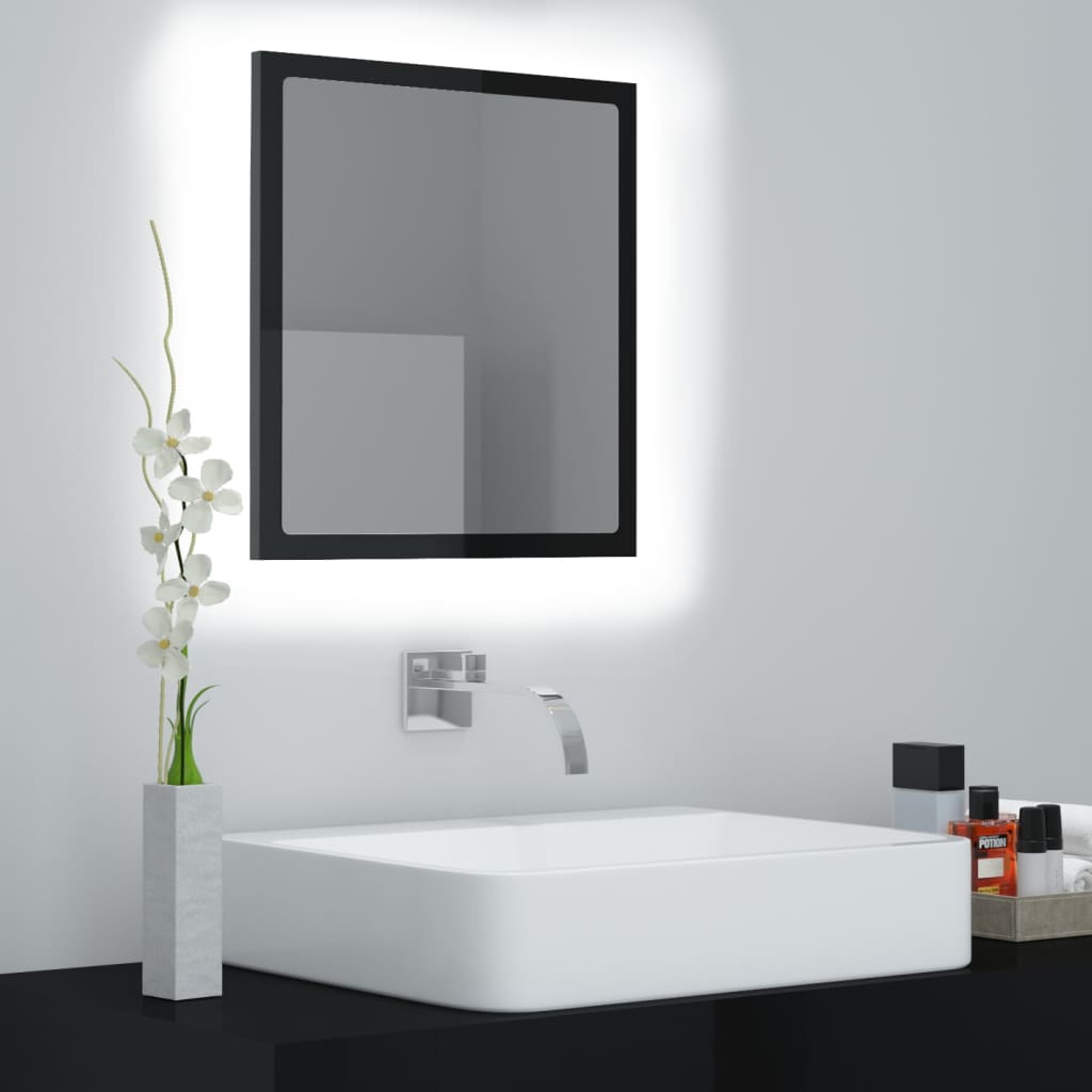 LED Bathroom Mirror - Acrylic, Various Sizes and Finishes Available - Bend