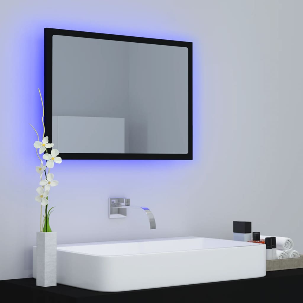 LED Bathroom Mirror - Acrylic, Various Sizes and Finishes Available - Bend