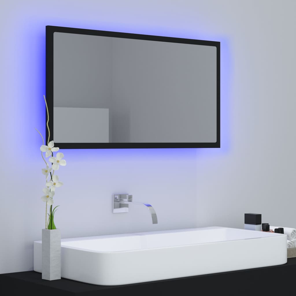 LED Bathroom Mirror - Acrylic, Various Sizes and Finishes Available - Bend