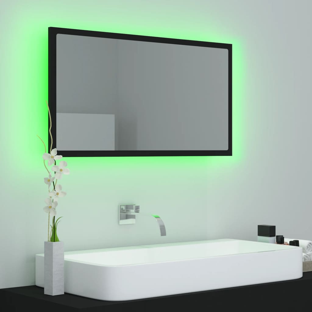 LED Bathroom Mirror - Acrylic, Various Sizes and Finishes Available - Bend