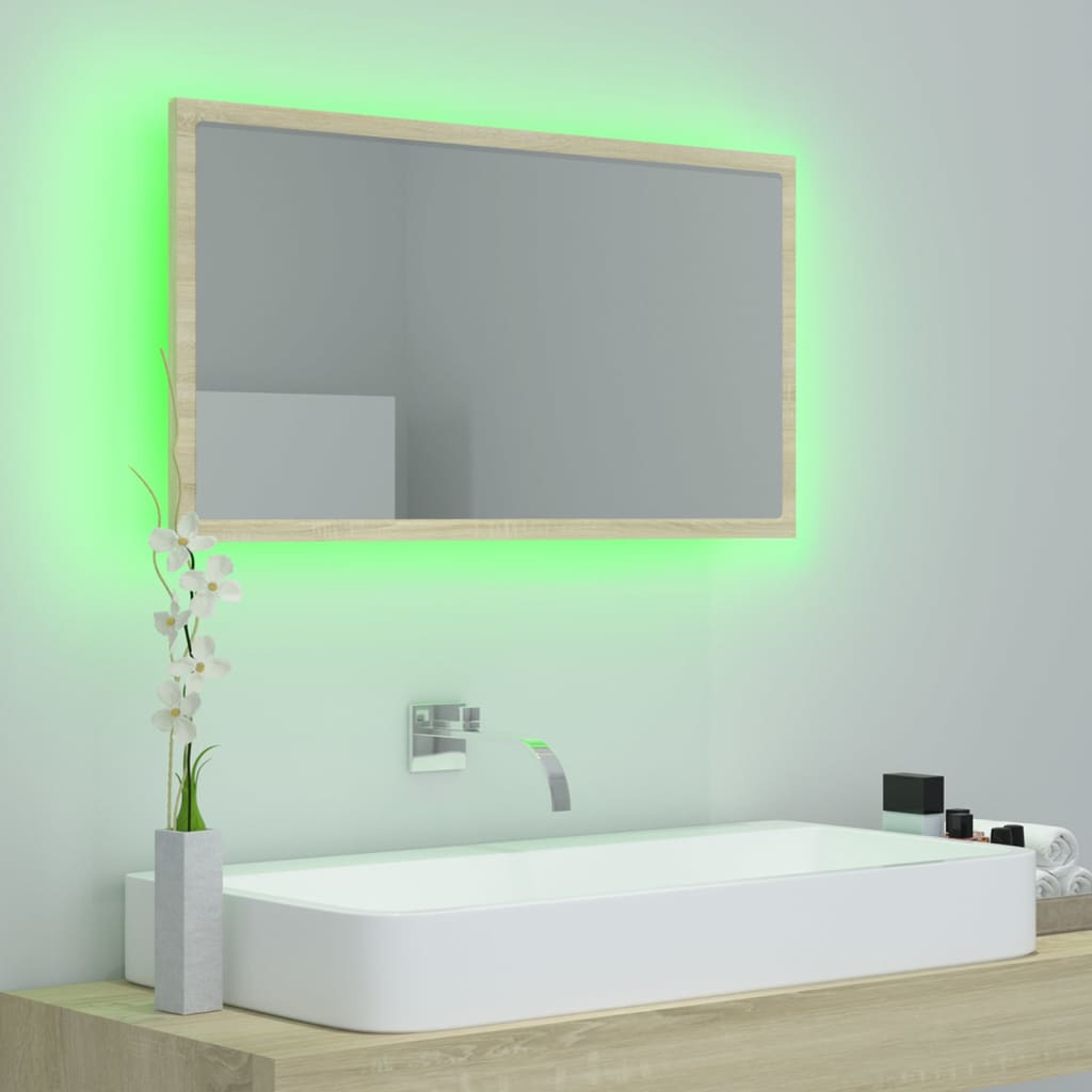 LED Bathroom Mirror - Acrylic, Various Sizes and Finishes Available - Bend