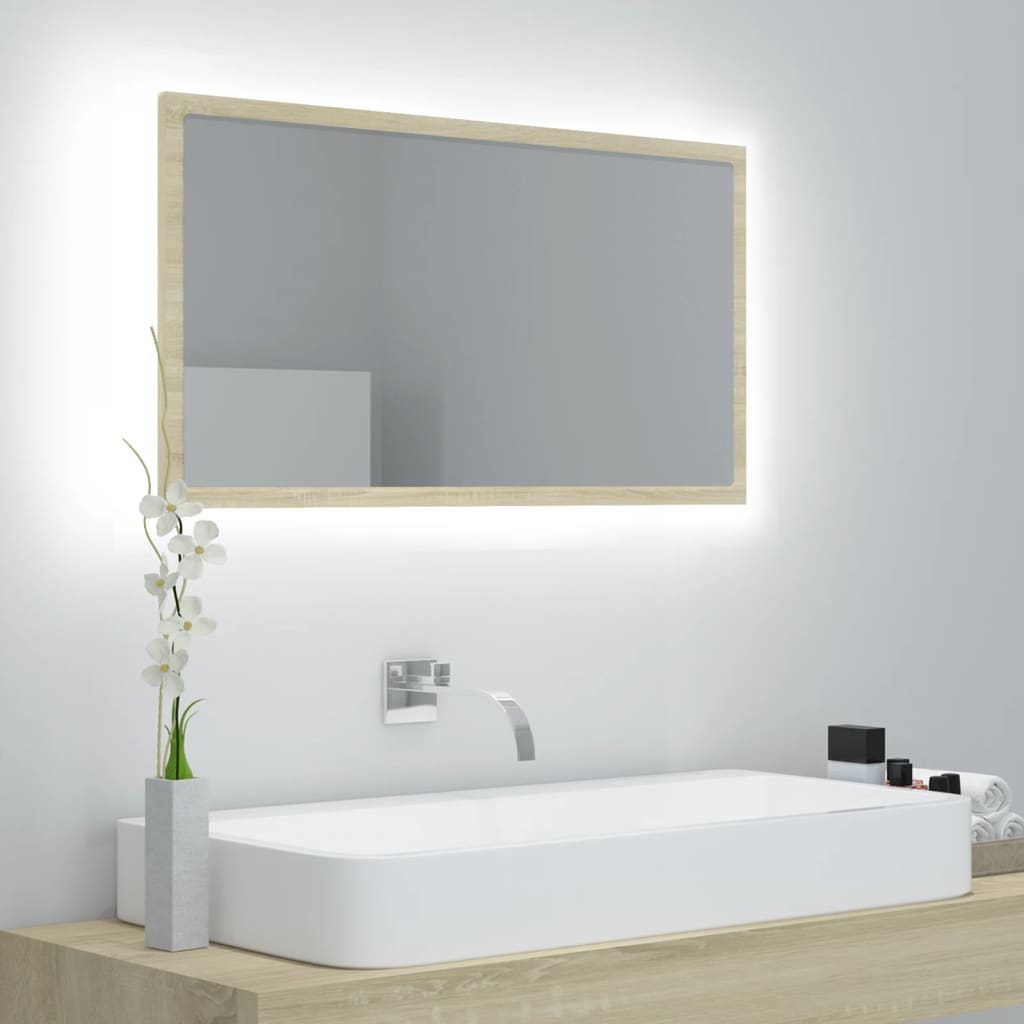 LED Bathroom Mirror - Acrylic, Various Sizes and Finishes Available - Bend