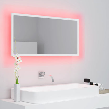 LED Bathroom Mirror - Acrylic, Various Sizes and Finishes Available - Bend