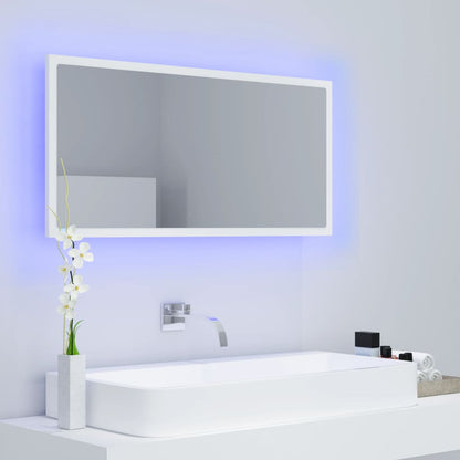 LED Bathroom Mirror - Acrylic, Various Sizes and Finishes Available - Bend