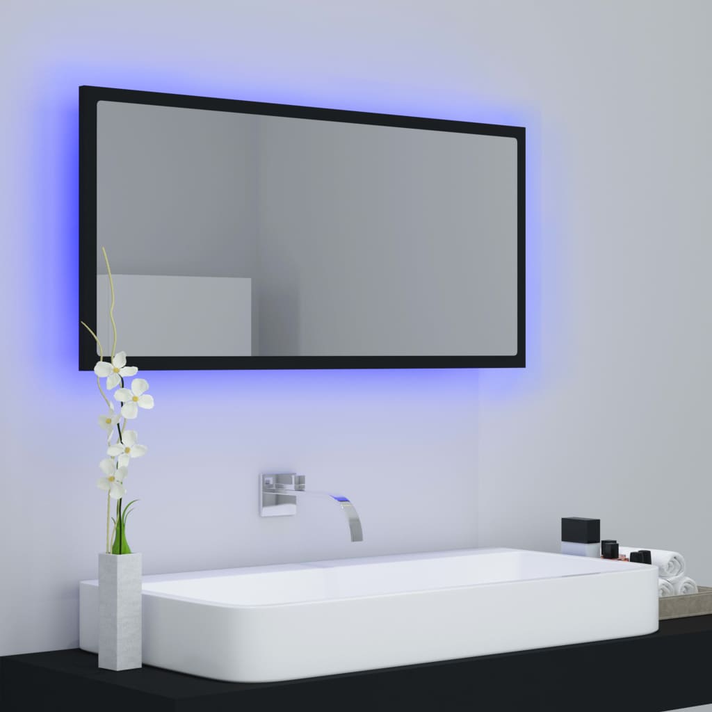 LED Bathroom Mirror - Acrylic, Various Sizes and Finishes Available - Bend