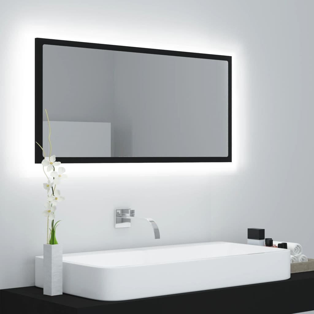 LED Bathroom Mirror - Acrylic, Various Sizes and Finishes Available - Bend