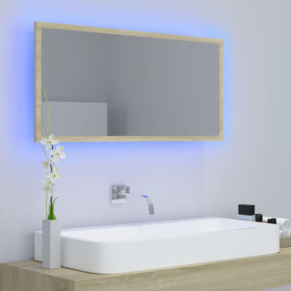 LED Bathroom Mirror - Acrylic, Various Sizes and Finishes Available - Bend