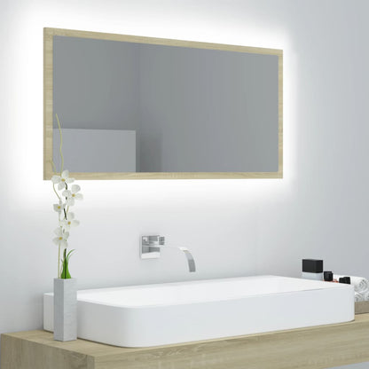 LED Bathroom Mirror - Acrylic, Various Sizes and Finishes Available - Bend