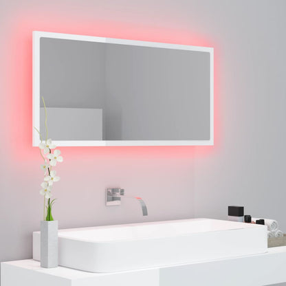 LED Bathroom Mirror - Acrylic, Various Sizes and Finishes Available - Bend