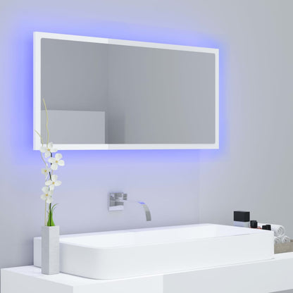 LED Bathroom Mirror - Acrylic, Various Sizes and Finishes Available - Bend