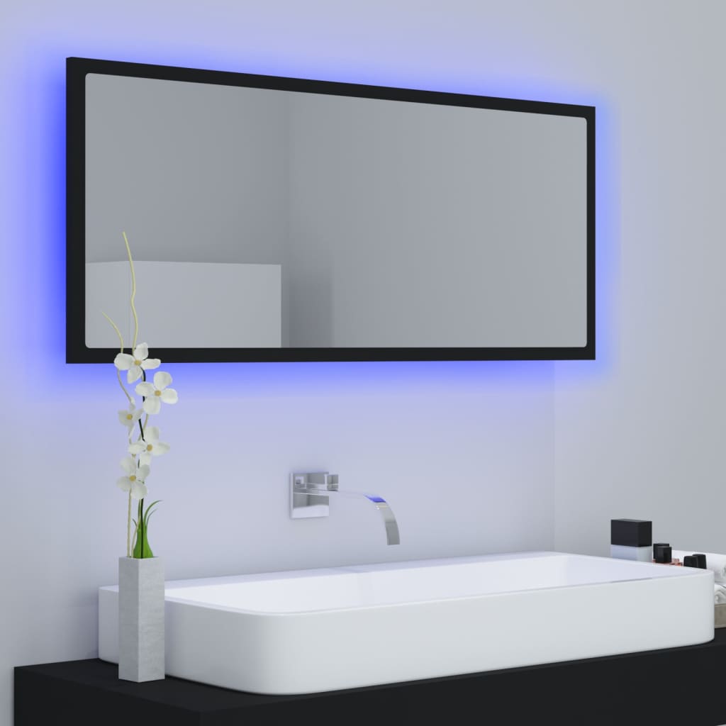 LED Bathroom Mirror - Acrylic, Various Sizes and Finishes Available - Bend