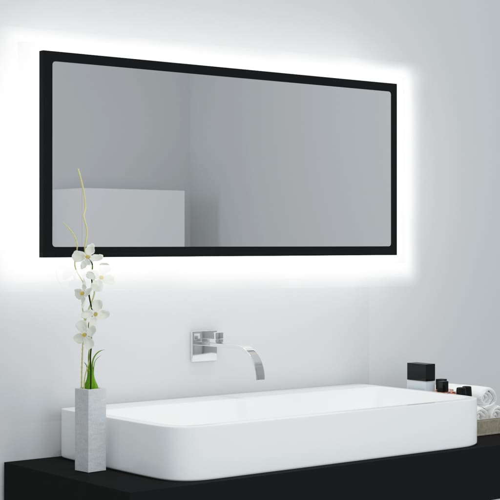 LED Bathroom Mirror - Acrylic, Various Sizes and Finishes Available - Bend