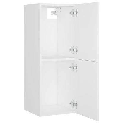 Bathroom Cabinet White 30x30x80 cm Engineered Wood