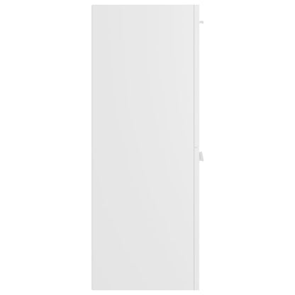 Bathroom Cabinet White 30x30x80 cm Engineered Wood