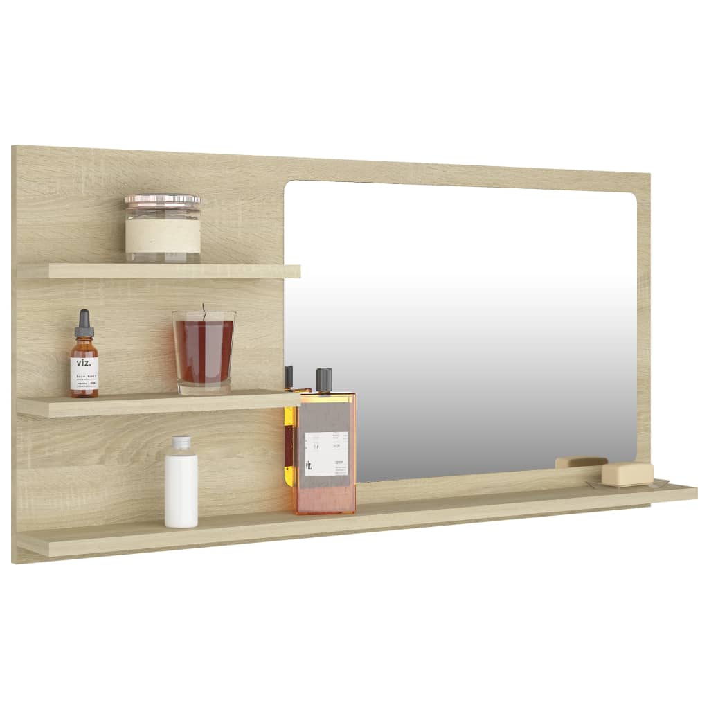 Bathroom Mirror Engineered Wood in Various Colors and Sizes - Bend