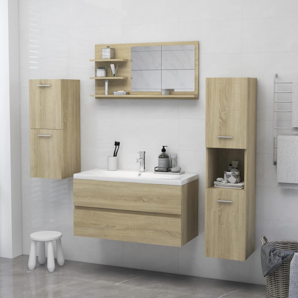 Bathroom Mirror Engineered Wood in Various Colors and Sizes - Bend