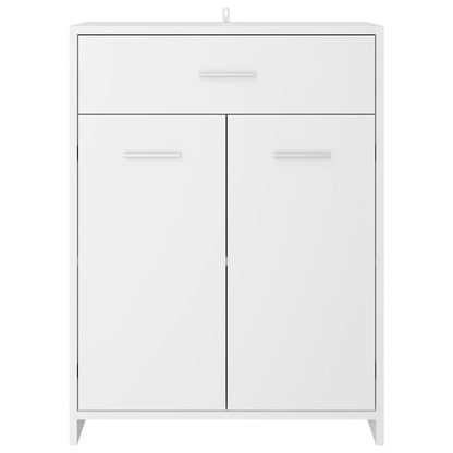 Bathroom Cabinet White 60x33x80 cm Engineered Wood