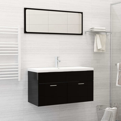 Built-in Basin with Faucet 91x39x18 cm Ceramic White