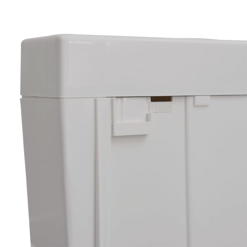 Toilet Cistern with Bottom Water Inlet 3/6 L Grey