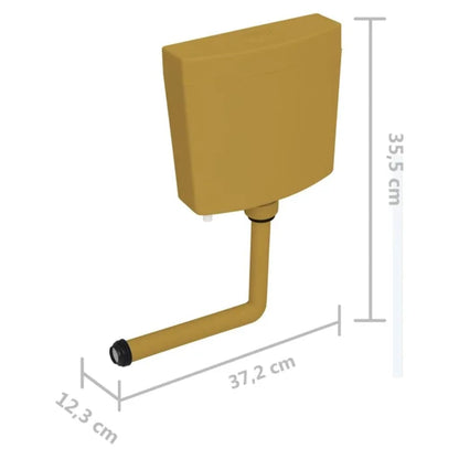 Toilet Cistern with Bottom Water Inlet 3/6 L Curry - Bend