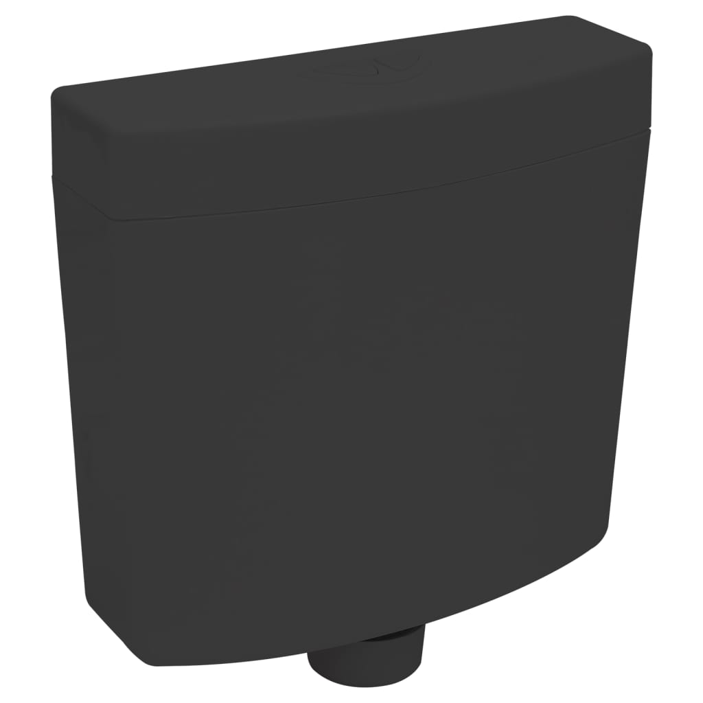 Toilet Cistern with Bottom Water Inlet 3/6 L Black - Bend