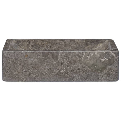 Sink 45x30x12 cm Marble High Gloss Grey - Bend