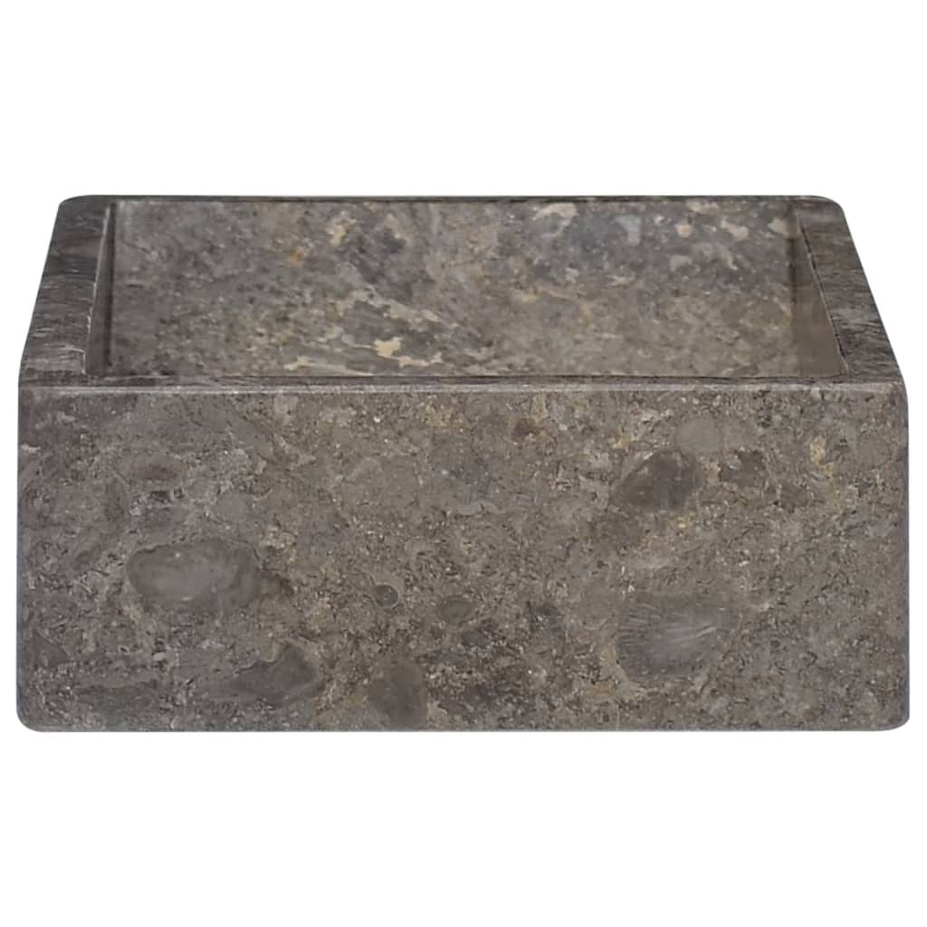 Sink 45x30x12 cm Marble High Gloss Grey - Bend