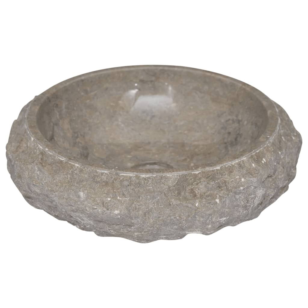 Sink Grey Ø40x12 cm Marble - Bend