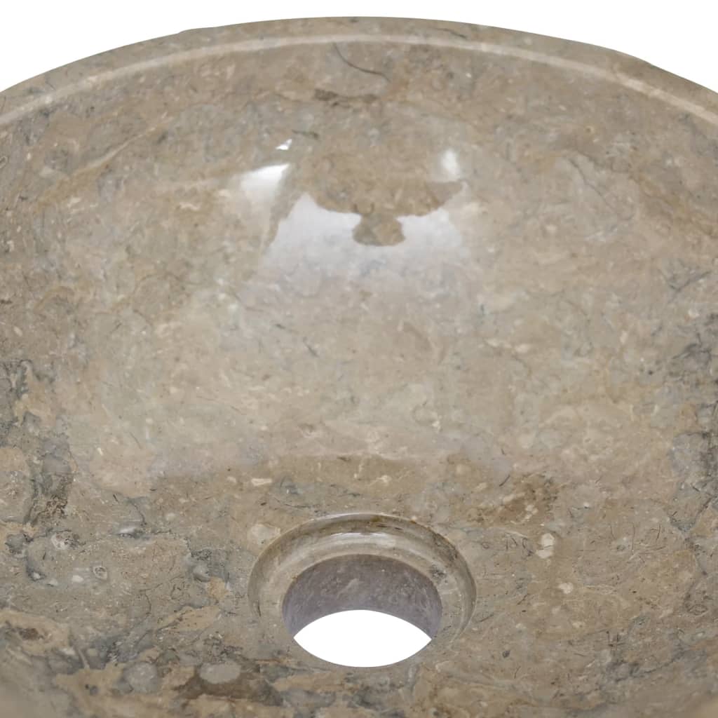 Sink Grey Ø40x12 cm Marble - Bend