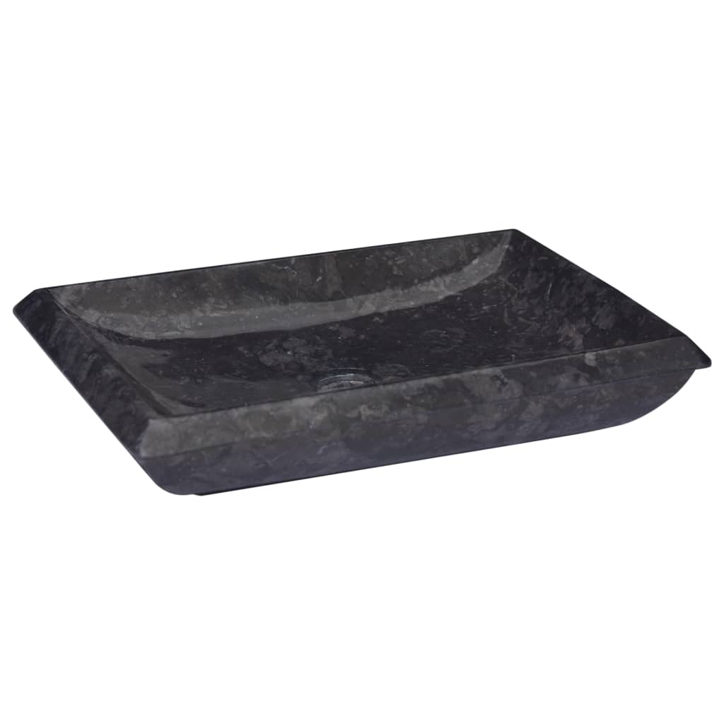 Sink Black 50x35x10 cm Marble - Bend